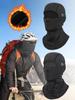 Bonnets Motorcycle Fleece Full Face Mask Windproof Cold Proof Riding Headgear with Neck Scarf for Outdoors Winter Accessories
