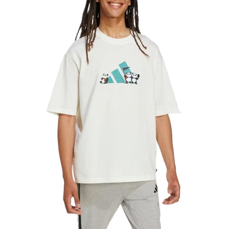 Adidas Versatile Comfortable Simple Fashion Solid Color Short Sleeve T-Shirt Men Tops KC5624