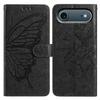For iPhone 17 Air Case Butterfly Imprinted Wallet Stand PU Leather Flip Phone Cover with Strap