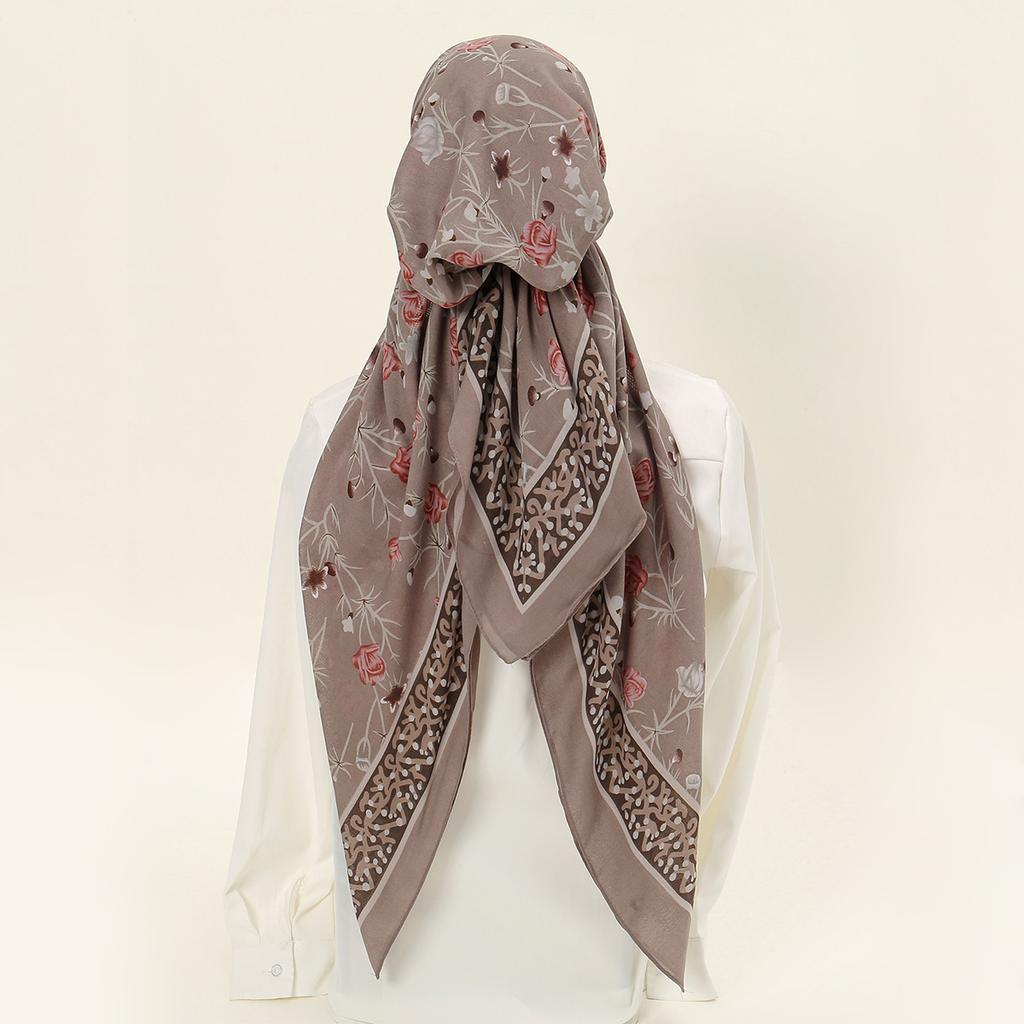 New Muslim Instant Hijab Scarf Print Turban Thick Hair Bonnet Night Cap Turban For Sleeping Elastic Hair Cotton Bonnet For Sleep