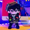 Niannyyhouse 15cm Plush Clothes Set: Hat, Vest, T-Shirt, Shorts, Glasses, Necklace, Shoes, Loose Fit Cotton Doll Clothes (Black, 15cm)