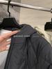 Japanese Unisex Diamond Pattern Hooded Jacket - High-Quality, Warm, Padded, Casual Cotton Outerwear for Autumn/Winter.