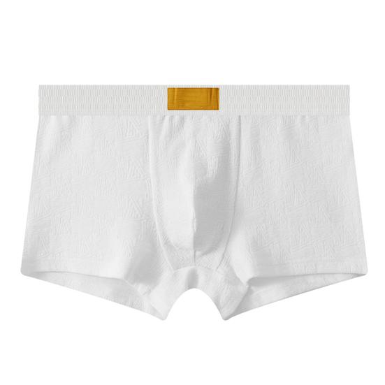 

Мужские трусы-боксеры средней посадки с широким эластичным поясом, облегающие шорты-трусы, однотонные дышащие трусы с U-образной формой XXL белый