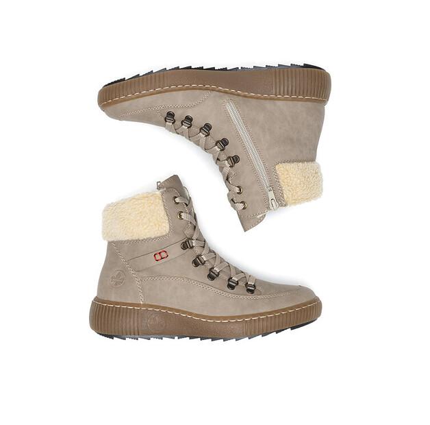Rieker Z6638-64 Beige Ankle Boots