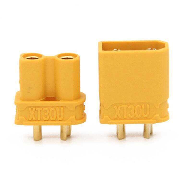 Amass XT30U-M/F Gold-Plated Drone Battery Connector