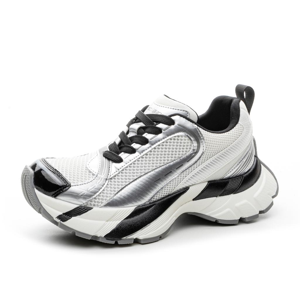 Personalisierte Paris Paar 11XL Plattform Dad Schuhe Damen Höhenzunahme vielseitige Mesh Sneaker Retro Fried Street Freizeitschuhe