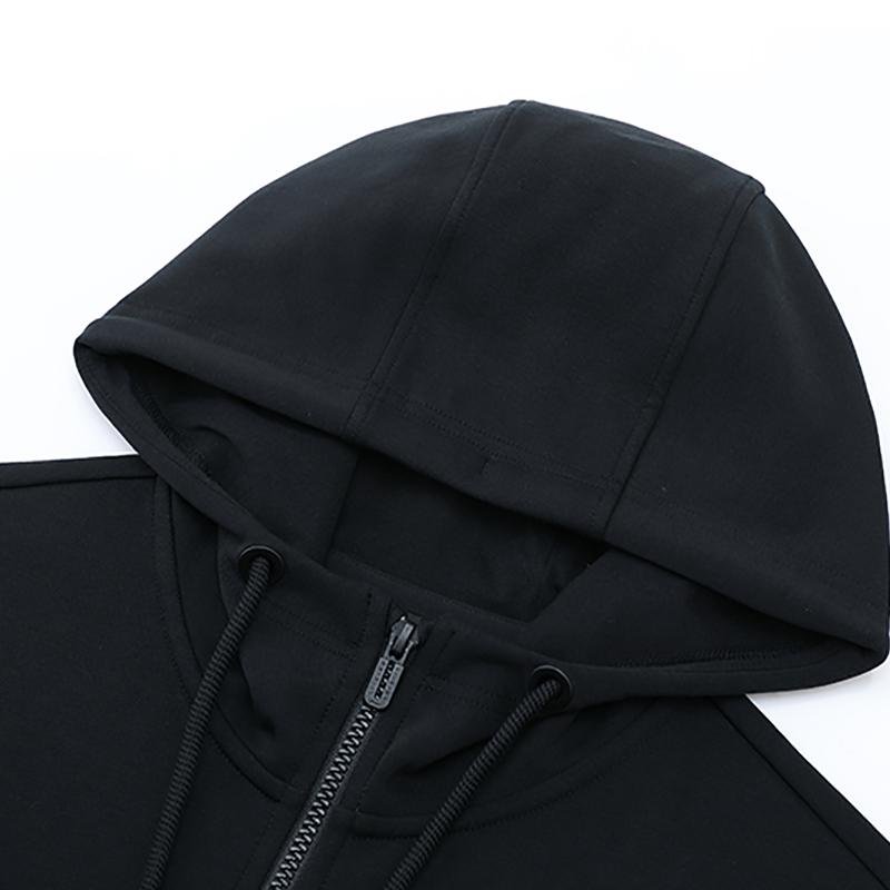 Li Ning Badminton Series Minimalist Hooded Cardigan Casual Comfortable Versatile Sweatshirt Unisex Sweatshirt AWDVJ51-1