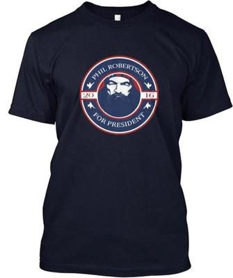 Phil Robertson Für Präsident Made in USA T-Shirt Volle Größe S-5XL Unisex T-Shirt
