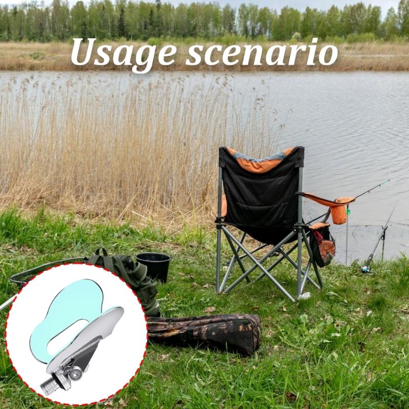 Automatic Rebounds Fishing Rod Brackets Head Folding Rod Support Butterfly Brackets Fishing Tackle Tool Easy To Install