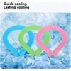 Wearable Neck Cooler, Cool Gel Neck Wrap, Reusable Neck Cooling Ring for Summer Heat