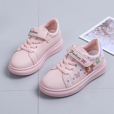 Spring and Autumn New Children's Shoes Soft Soled Sports Shoes Boys Light Board Shoes Girls All Casual Small White Shoes
