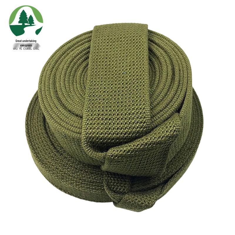 

Heavy-Duty Military Green Backpack Straps and Ropes Set
