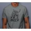 Funny Beer Tshirt  Camping Graphic Shirt Cool Drinking Alcohol Humor TeeSummer Shortsleeved Loose Roundneck Cotton Tops