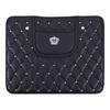 Rhinestones Leather Car Seat Back Cover Protector Crystal Auto Anti-kick Pad Wear-proof Mat Anti-Dirty Mat For Children
