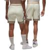 Jordan Gestreept Casual Korte Broek voor Mannen, Middelhoge Taille, met Trekkoord, Rechte Pijp, Beige DX1488-113