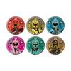 Magical Sentai Magiranger 01 [Graph Art Illustration] Can Badge Complete Set (6 Pieces Per Box)
