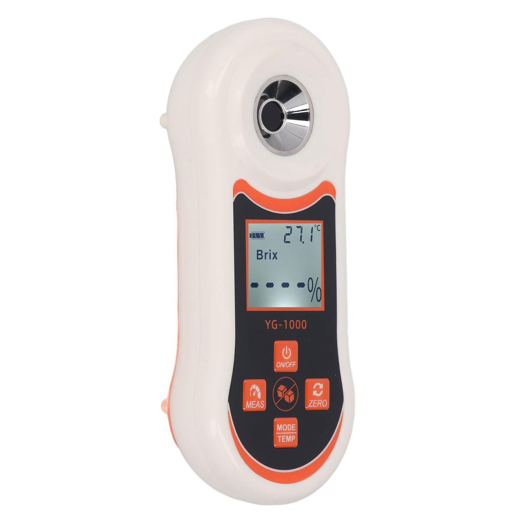 Digital Sugar Refractometer 0 To 60percent  Sugar Content Measurement Portable Sugar Meter for Fruit
