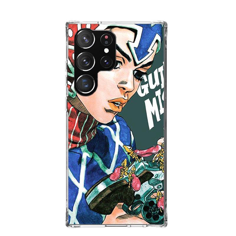 JoJo Adventure Guido Mista Phone Case For Samsung Galaxy S25 Edge S24 S23 S22 S21 FE S20 Ultra S10 Plus + Art Customized Coque C