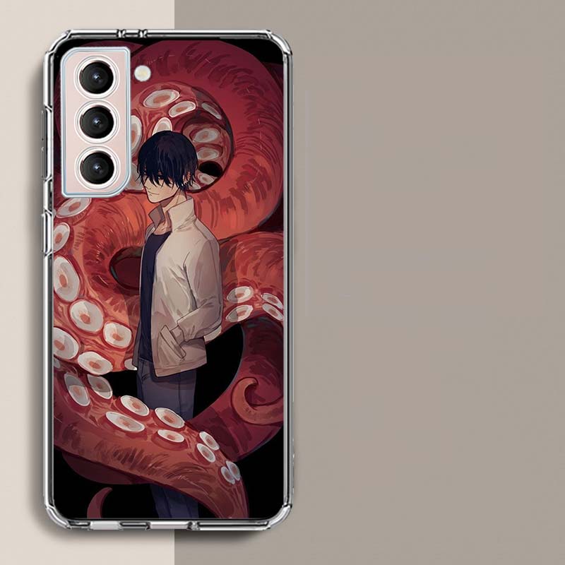 Chainsaw Man Yoshida Phone Case For Samsung Galaxy S25 Edge S24 S23 FE S21 S20 S10 Plus S22 S26 Ultra Cover Clear Cases TPU Capa