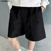 INCERUN Summer Men Zip-up Waist Flowers Casual Loose Shorts Half Pants