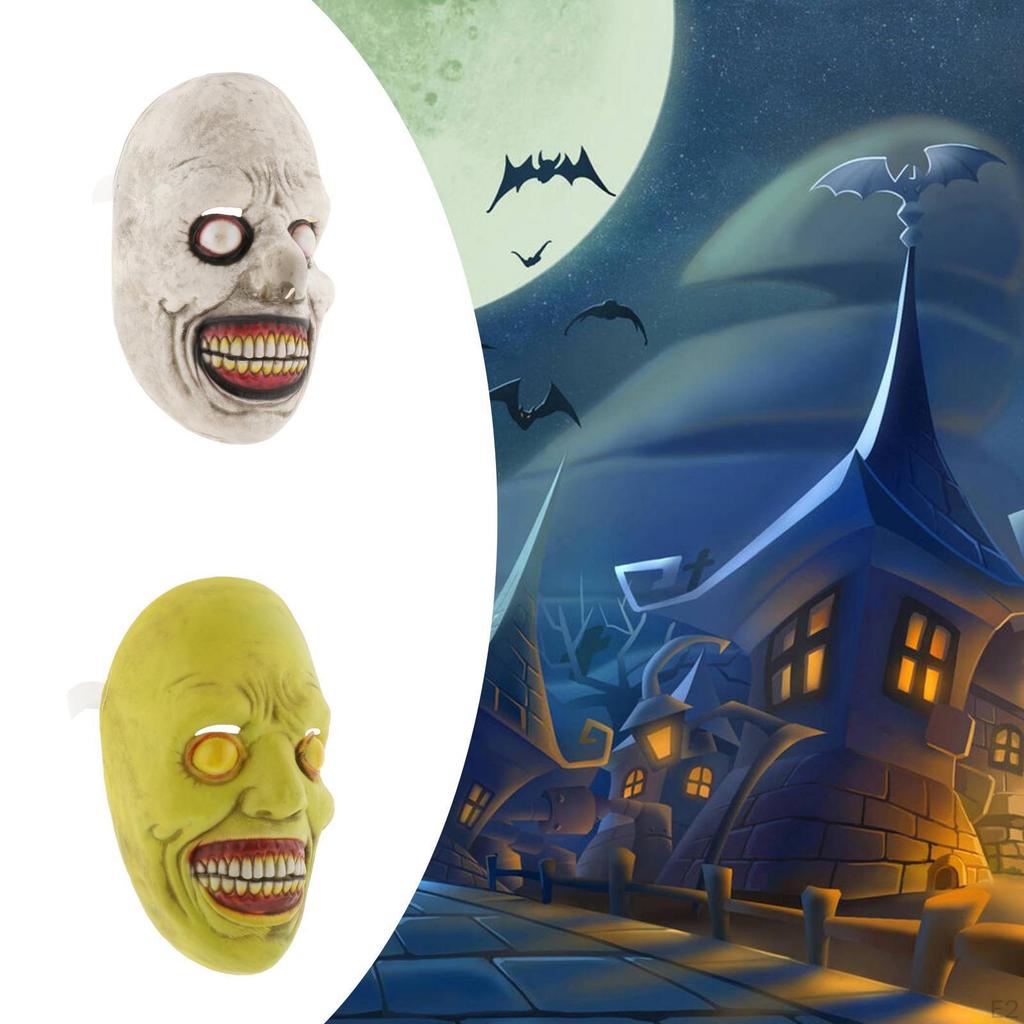 Horror Creepy Smiling Demons - Latex Full Adult Size Cosplay Props Headwear