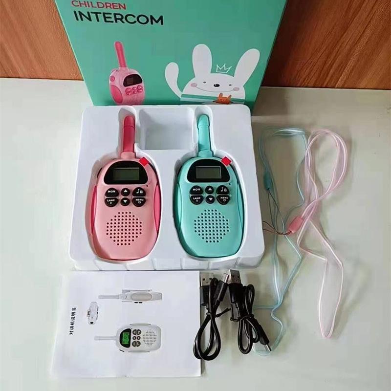 Children's Walkie Talkie Outdoor Handheld Wireless Call 3km Parent-child Interactive Charging Toy Gift