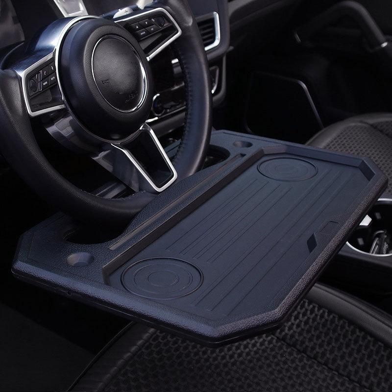 Car Steering Wheel Tray Steering Wheel Desk Multifunctional Car Desk For Laptop Food Travel Portable