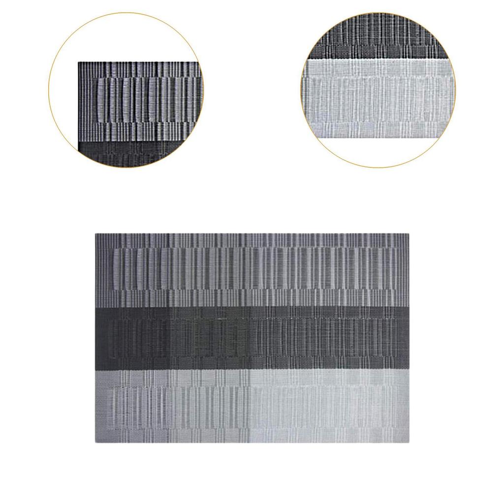 Party Placemat Woven Washable Dining Table Mat Multifunctional Place Mat for Farmhouse Restaurant Home Desk Dinner Plate