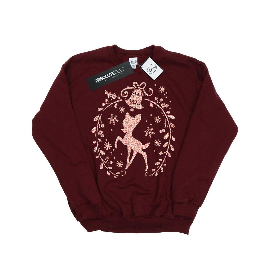 Disney Boys Bambi Christmas Wreath Sweatshirt