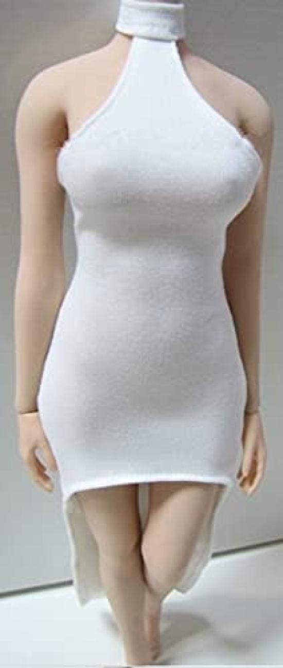 

[TOYBARJAPAN] 16 Action Figure AccessoryGirl s Beautiful Sexy White One-Piece Evening Dress (Body and Head Not Included)
