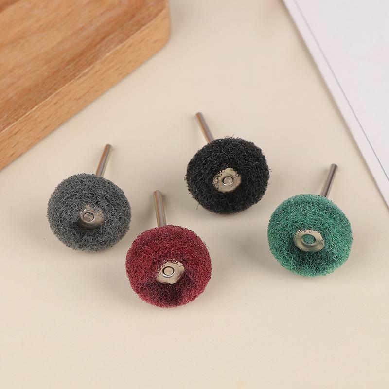 10/12Pcs Mini Drill Abrasive Brush Nylon Buffing Polishing Wheel Rotary Hand Tool Accessories Set Rust Remover