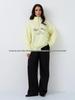 Elegant and Versatile Ins-Style Half-Zip Lapel Sweatshirt for the Trendy Woman