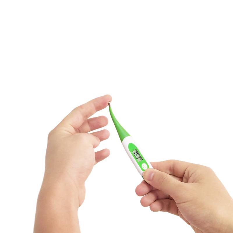 1PCS Basal Orange Digital Body Clinical Fever Medical Equipment Tools Dry Thermometers for People Children Waterproof Soft Head