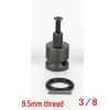Adaptador de Portabrocas para Llave Eléctrica, Cabezal de Conversión Hexagonal de 1/2 a 1/4