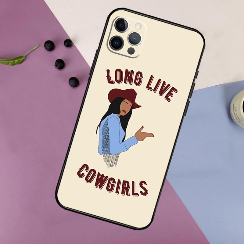 Space Cowgirl Phone Case For iPhone 18 16 15 14 13 12 11 17 Pro Max 13 mini 16 Plus 16e 17 Air Bumper Cover