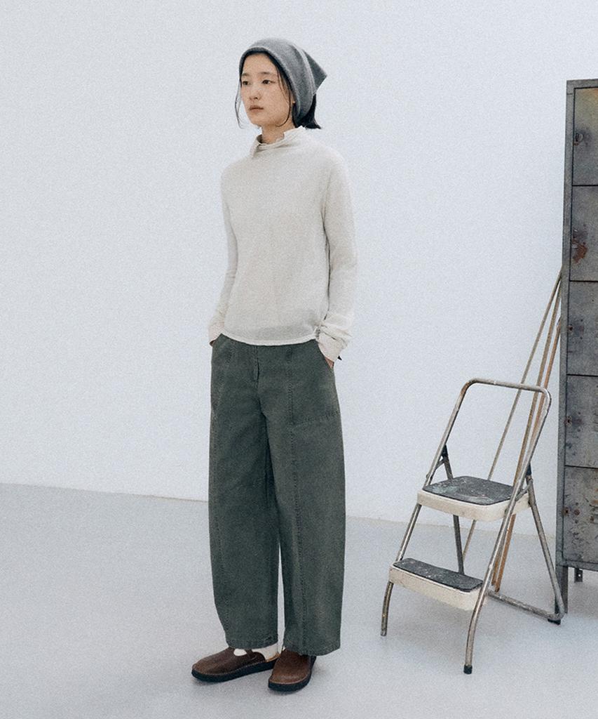 Monokeulom Dew Wholegarment Pullover (Ivory)