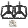 Light Weight Bicycles Platform Pedals Sealed Bearings Nonslip Bicycles Pedals for Mountain Cycling Road Bicycles
