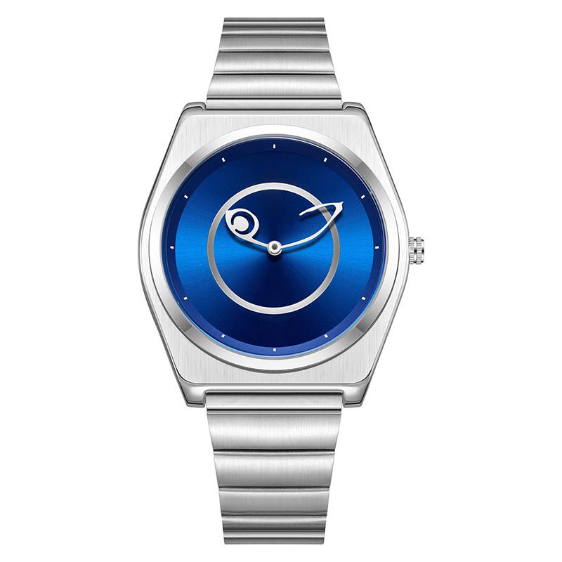 Einzigartige Vintage Gottauge Herrenuhr Y2k Edelstahlarmband Damen Quarz-Armbanduhr Paar Niedliche Uhren Uhr Geburtstagsgeschenk