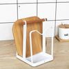 Youshu Punch-Free Kitchen Countertop Pot Lid & Chopping Board Rack