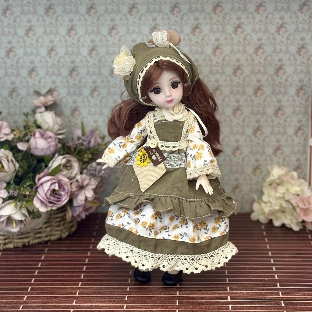 High Yan Value 30cm Doll Set Of Naked Doll 6 Points Bjd Dress-up Girl's Family Children's Birthday Gift