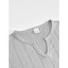 Mens Summer Casual Breathable Solid V Neck Short Sleeve Plus Size Loose T Shirt