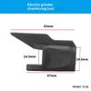 Electric Grinder Chamfer Adapter Tool Kit Corundum Grinding Head Sharpener Accessory For Metal Polishing Deburring