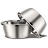 Mangiatoie per Cani in Acciaio Inossidabile 20cm 24cm 28cm 30cm Ciotola Rotonda Acqua Cibo per Cani Piccoli Medi Grandi Forniture per Animali Domestici