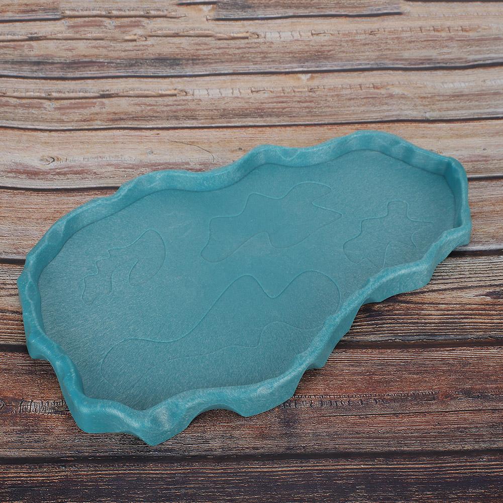 NW29 Plastic Reptiles Feeder Basin Snake Frogs Drinking Feeding Dish Landscape Decorations