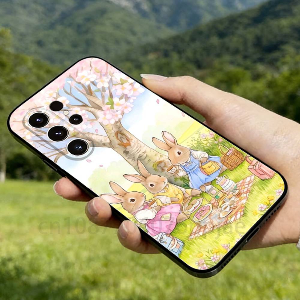 Cute P-Peter Rabbit Phone Case For Samsung GalaxyA12,13,20,21,22,30,31 Ultra Protective Phone Shell 1 Samsung A7