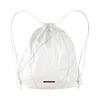 Matin Kim String Coating Backpack White