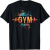 Unisex T-shirt Gym In Graffiti Style Design T-Shirt