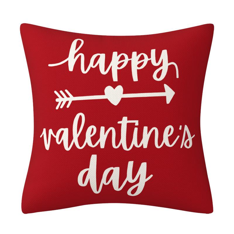 Love Valentine's Day Pillowcase Living Room Letter Pillowcase Sofa Bedroom Household Products