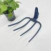 Long-Toothed Spike Rake for Soil Loosening, Leveling, Vegetable Planting, and Grass Raking - Durable Iron Farm Tool