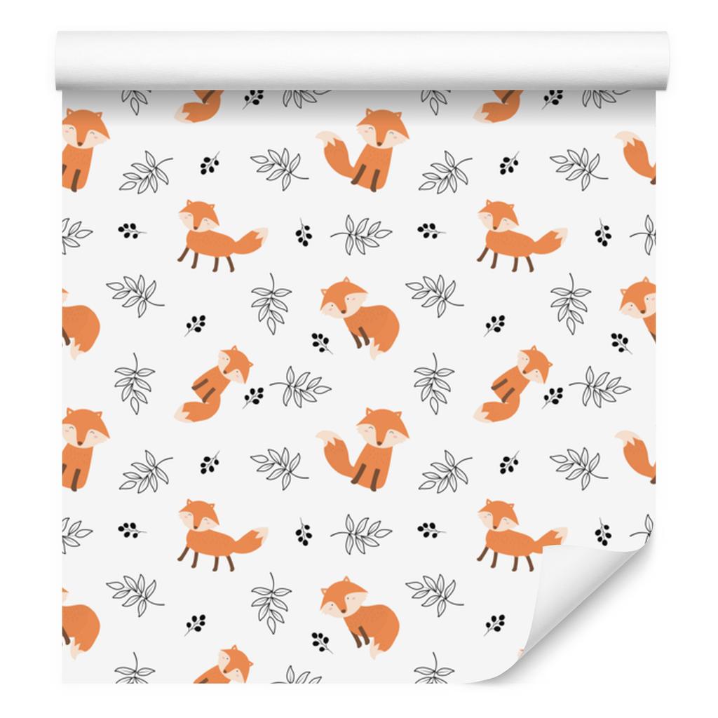 Fox White Wallpaper for Living Room and Bedroom 50x1000